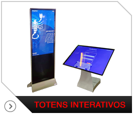 Linha de Totens Interativos